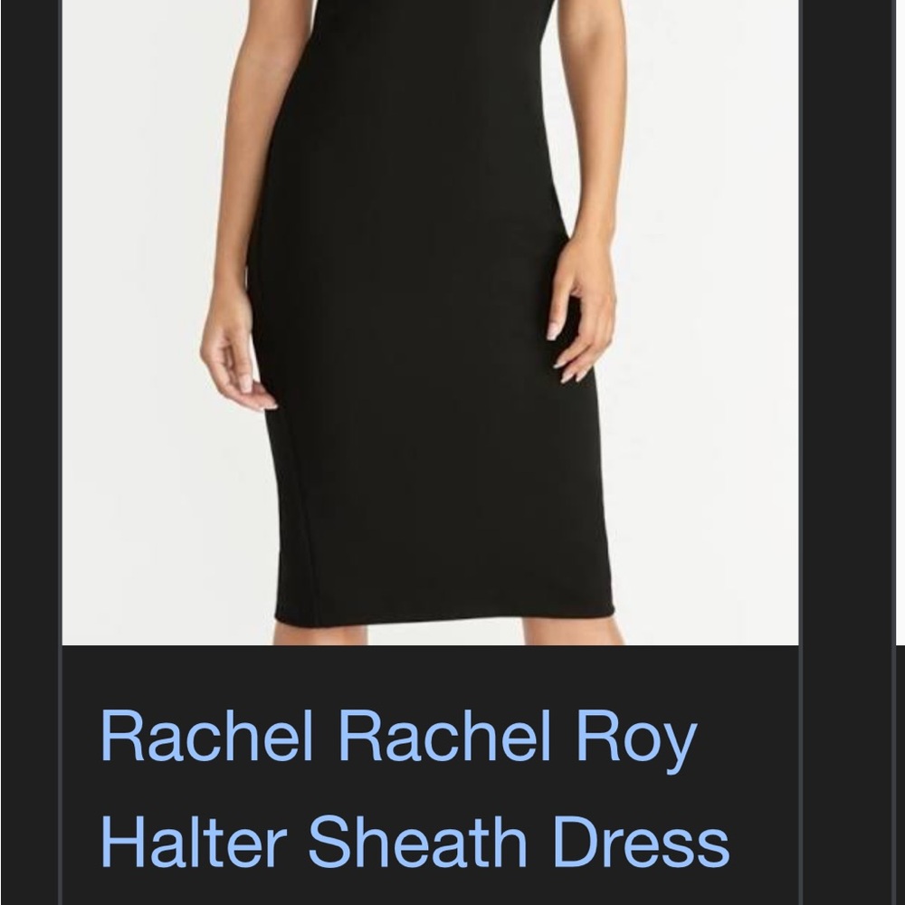 RACHEL Rachel Roy Classic Black Midi Dress